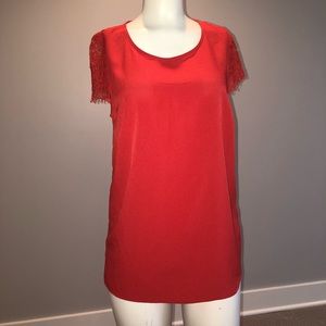 NWT Kensie Lace Back Blouse
